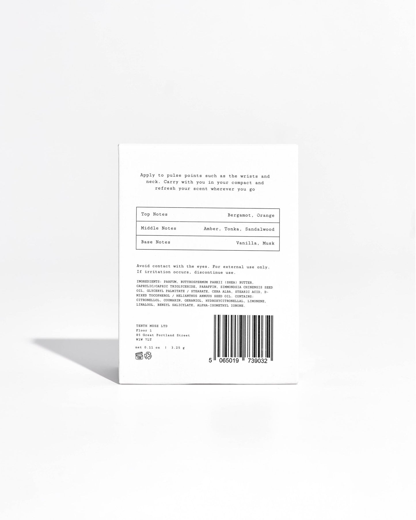 VANILLA AFTERGLOW SOLID PERFUME BALM - MarramTrading.com