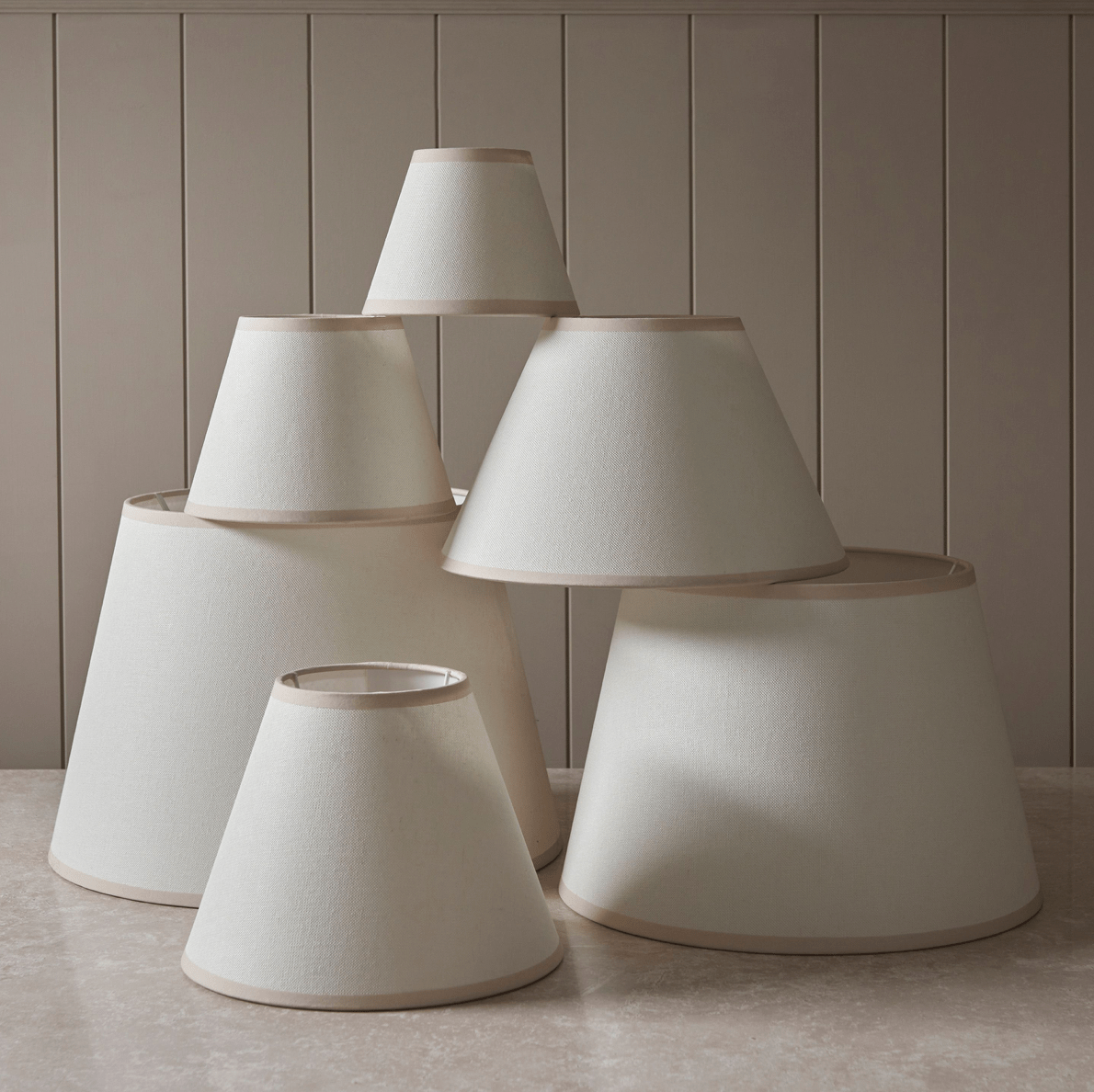 Vintage White Lamp Shade - MarramTrading.com