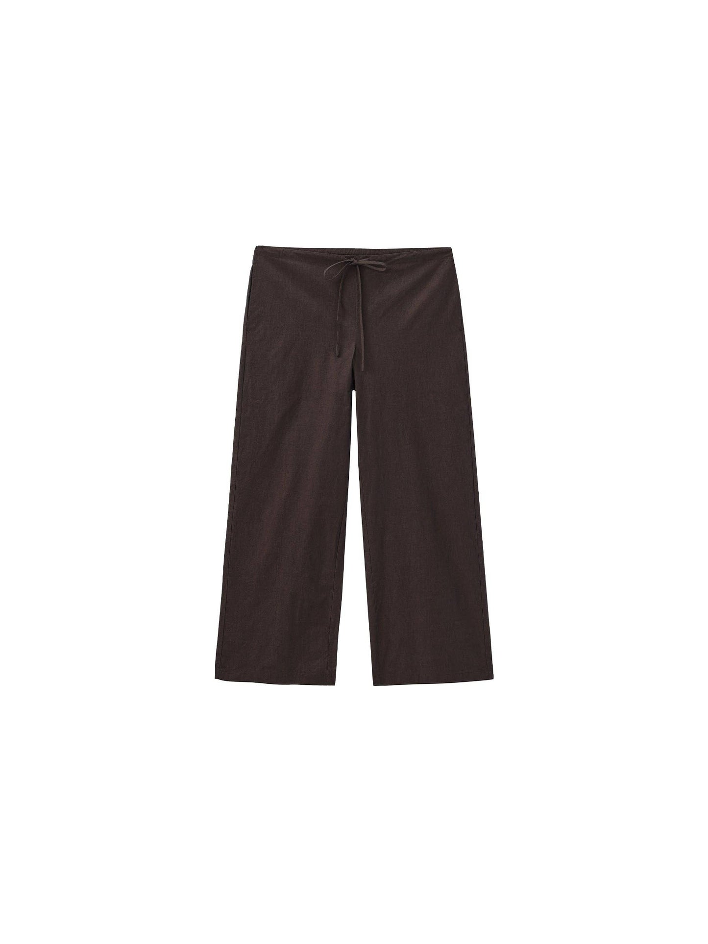 Relaxed Straight-Leg Cotton Trousers