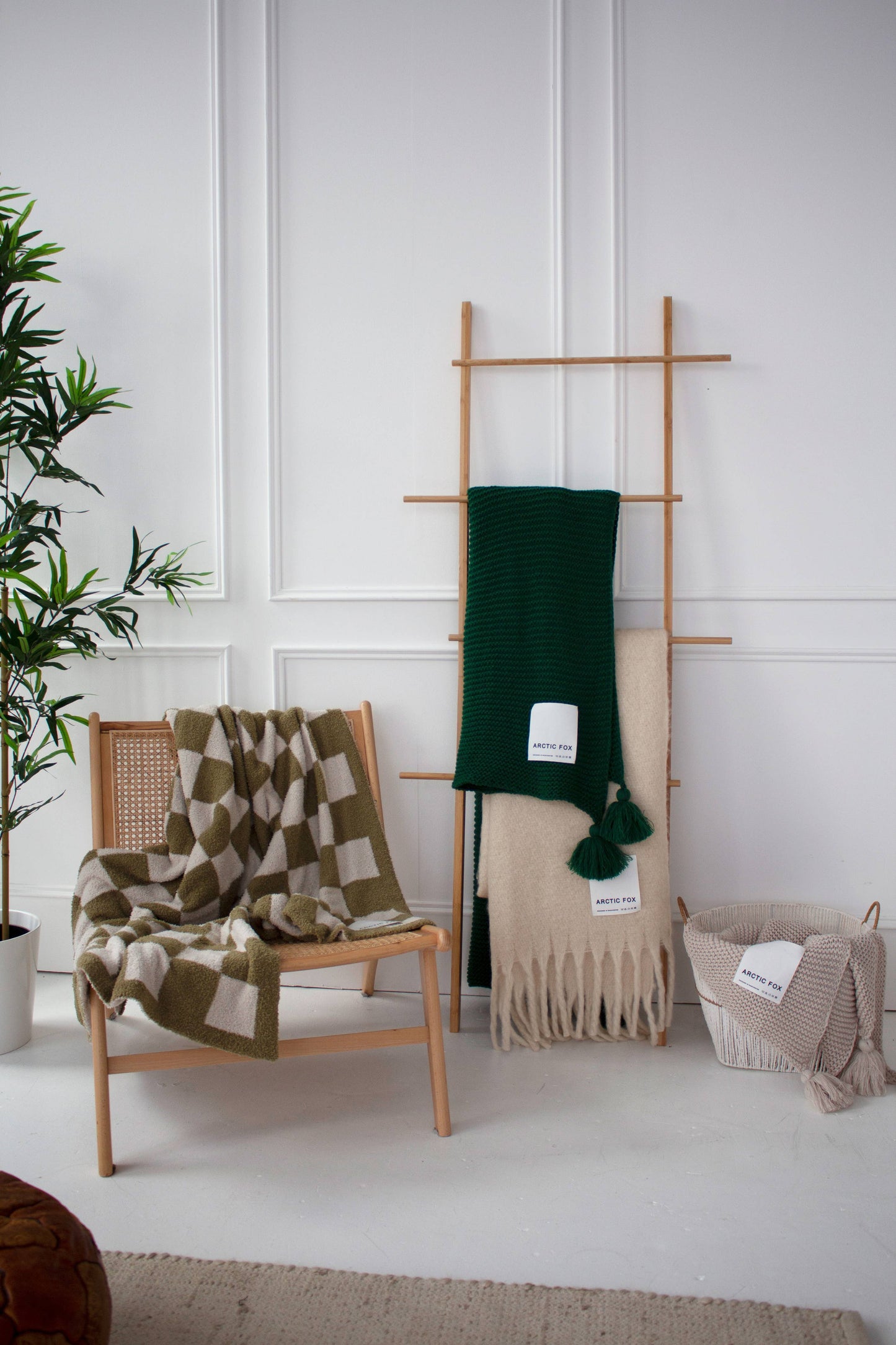 The Reykjavik Throw - 100% Recycled - Pebble Beige - AW25