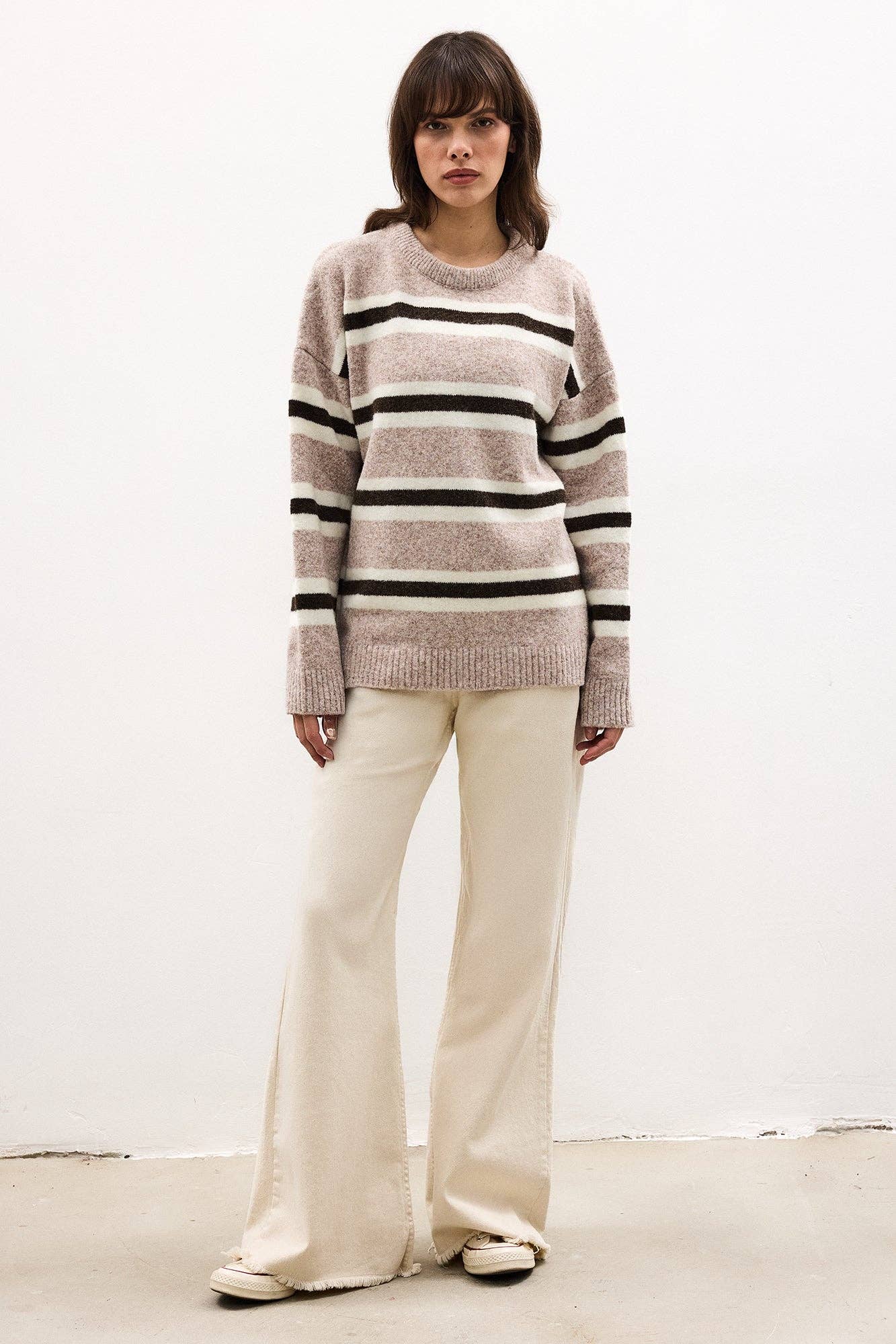 Striped Knit Sweater