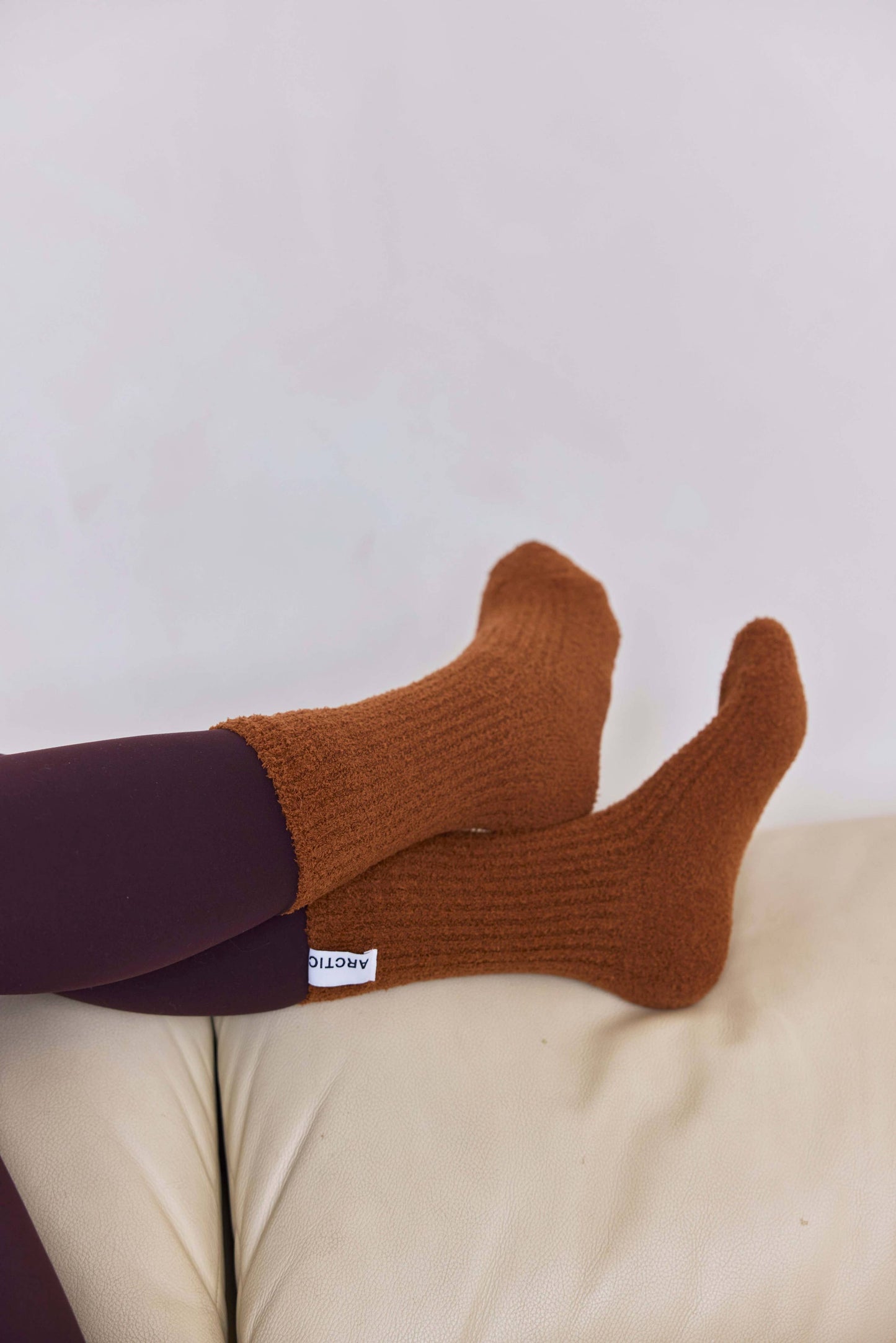 Cosy Socks - 100% Recycled - Sepia - AW25