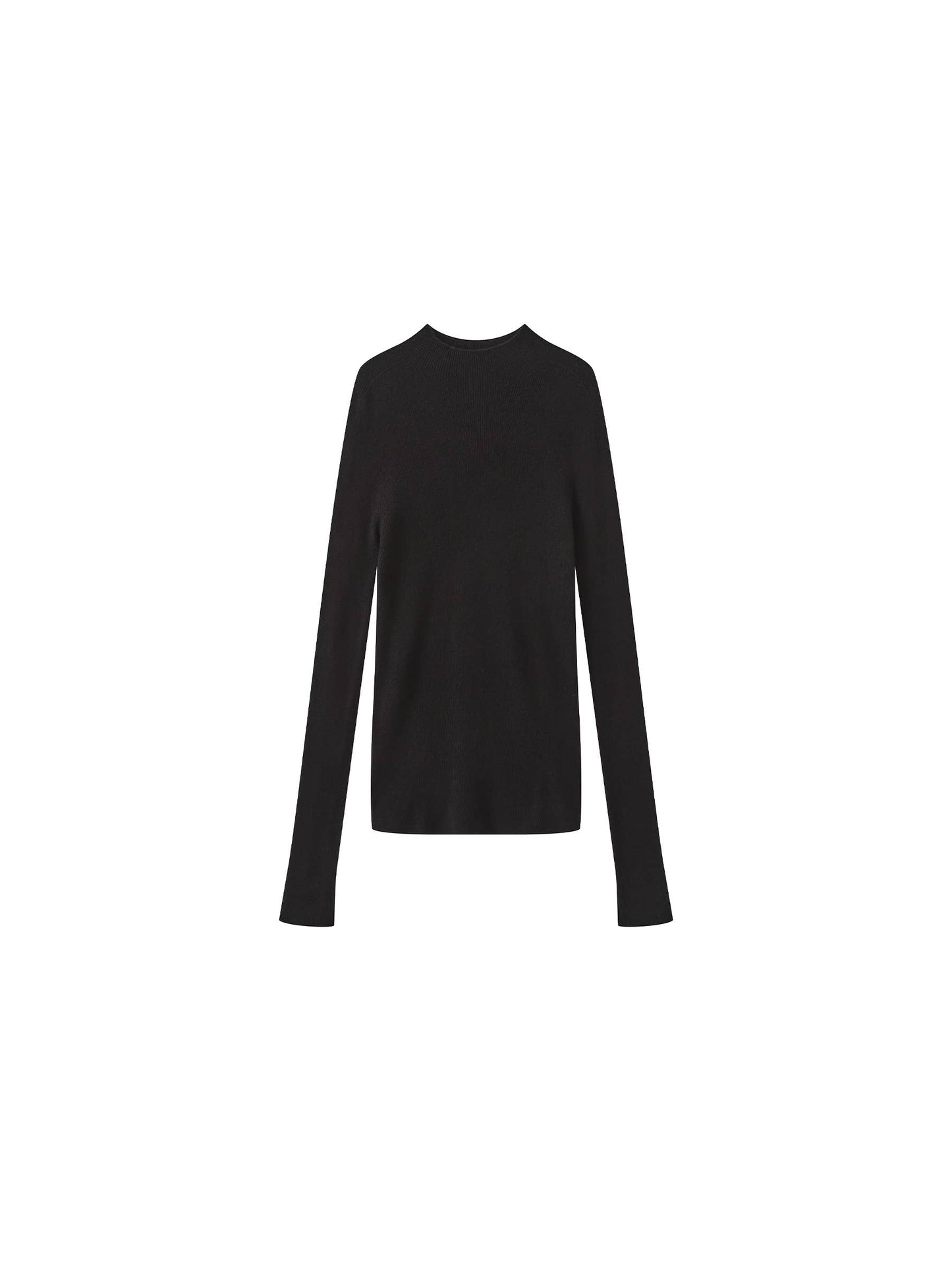 Merino Wool Turtleneck Knitwear Jumper