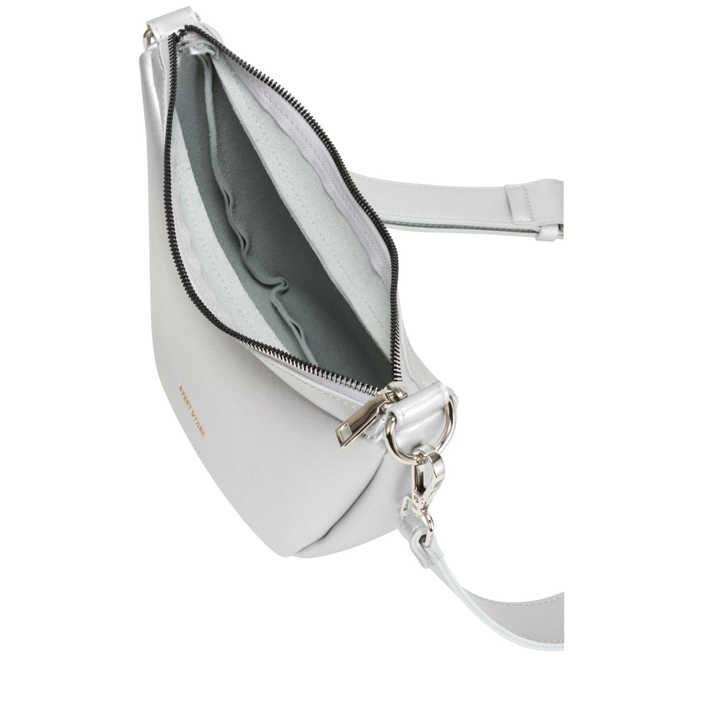 Slouch Crossbody Bag Silver