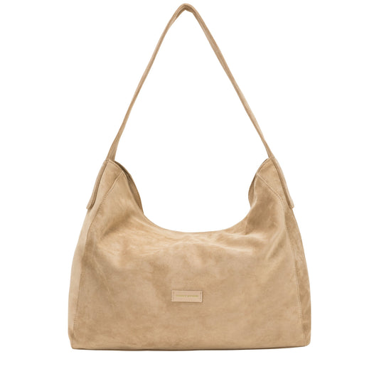 Suede Single Strap Shoulder Bag