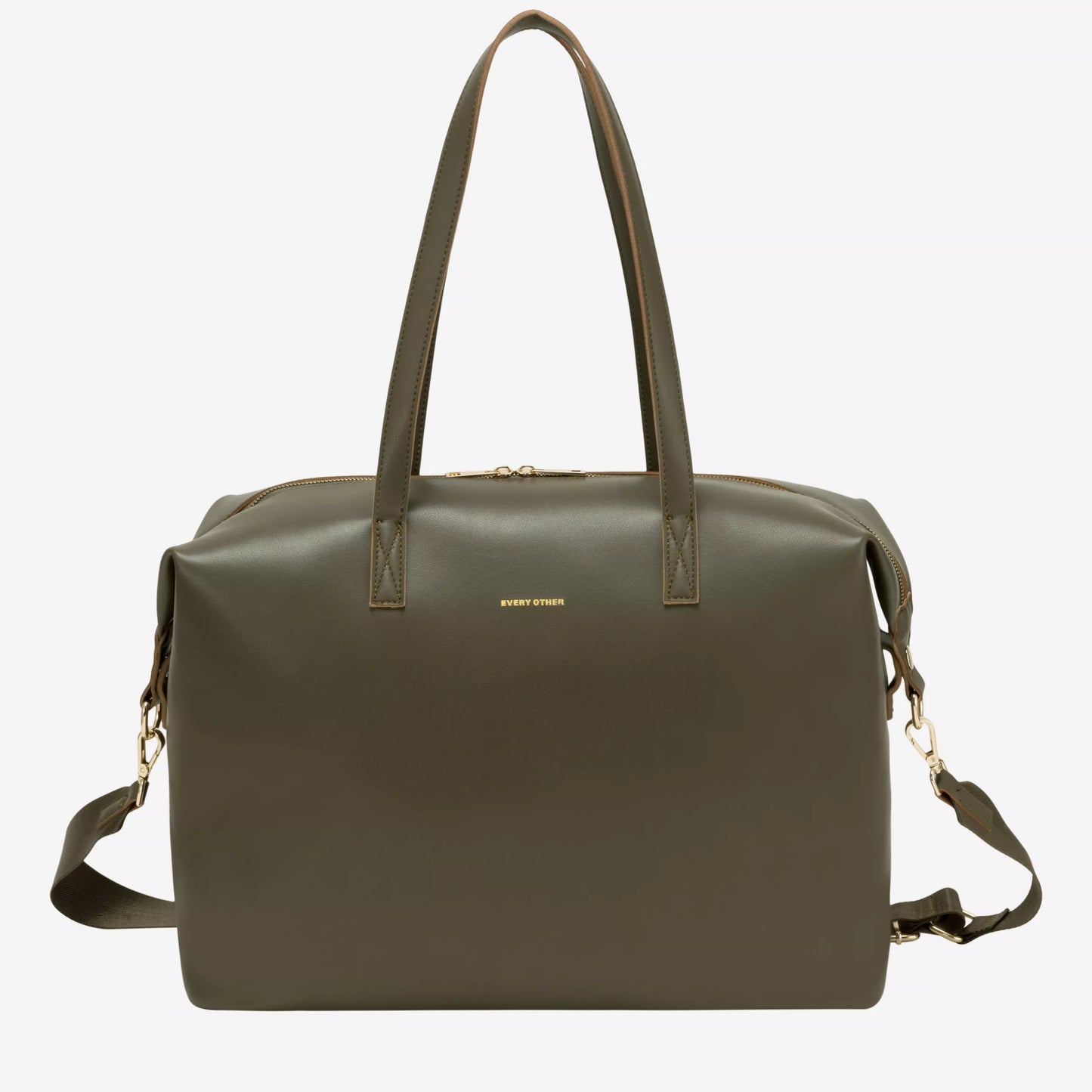 Large Dark Taupe Holdall Bag