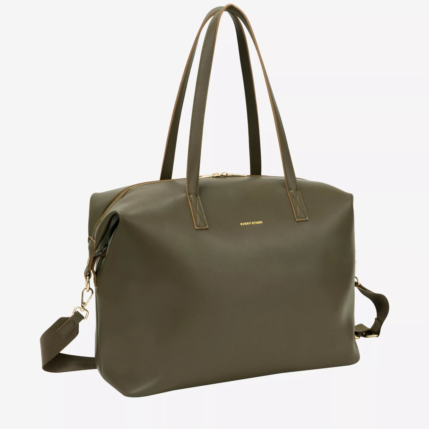 Large Dark Taupe Holdall Bag