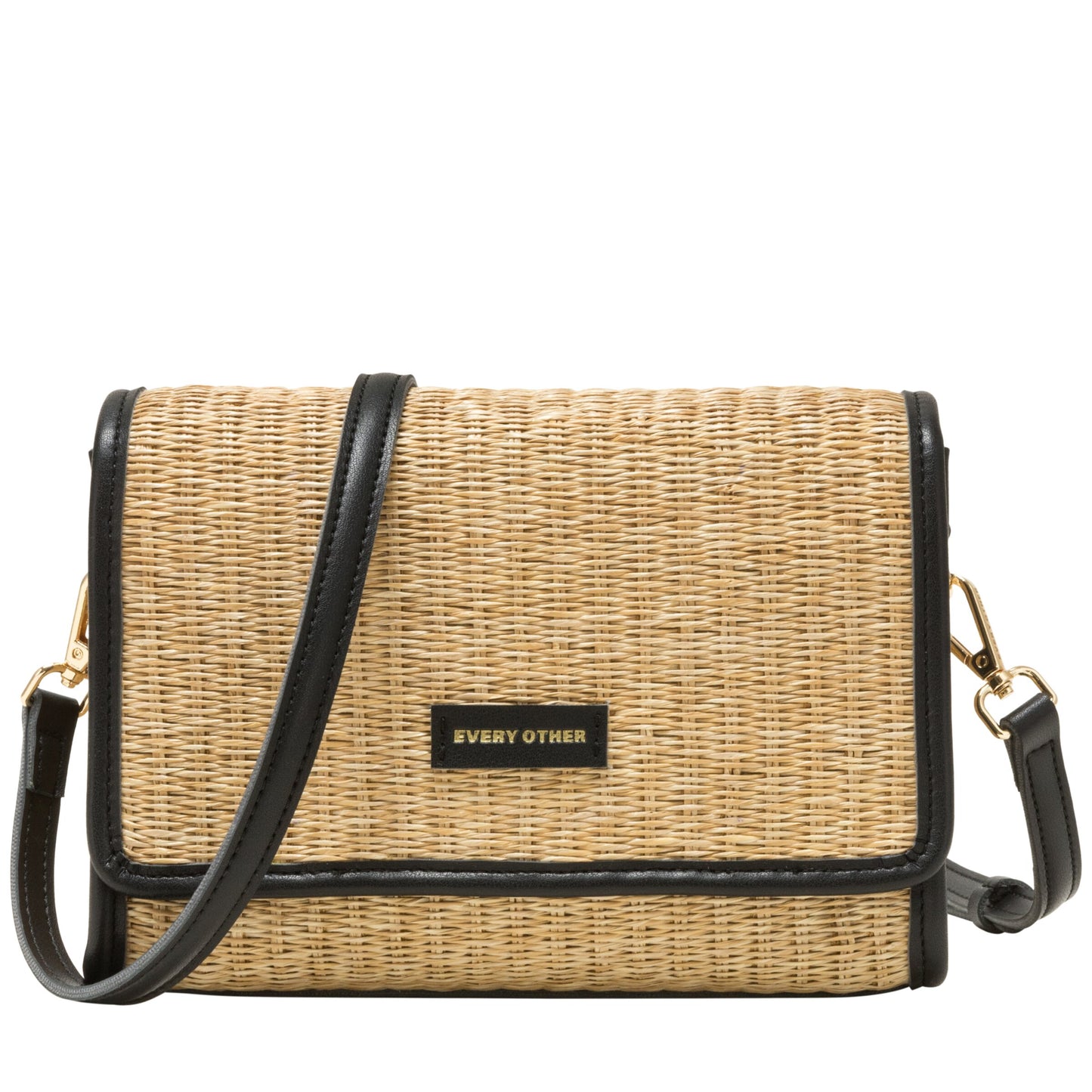 Straw messenger Shoulder Bag
