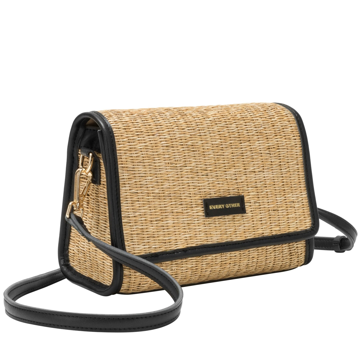 Straw messenger Shoulder Bag