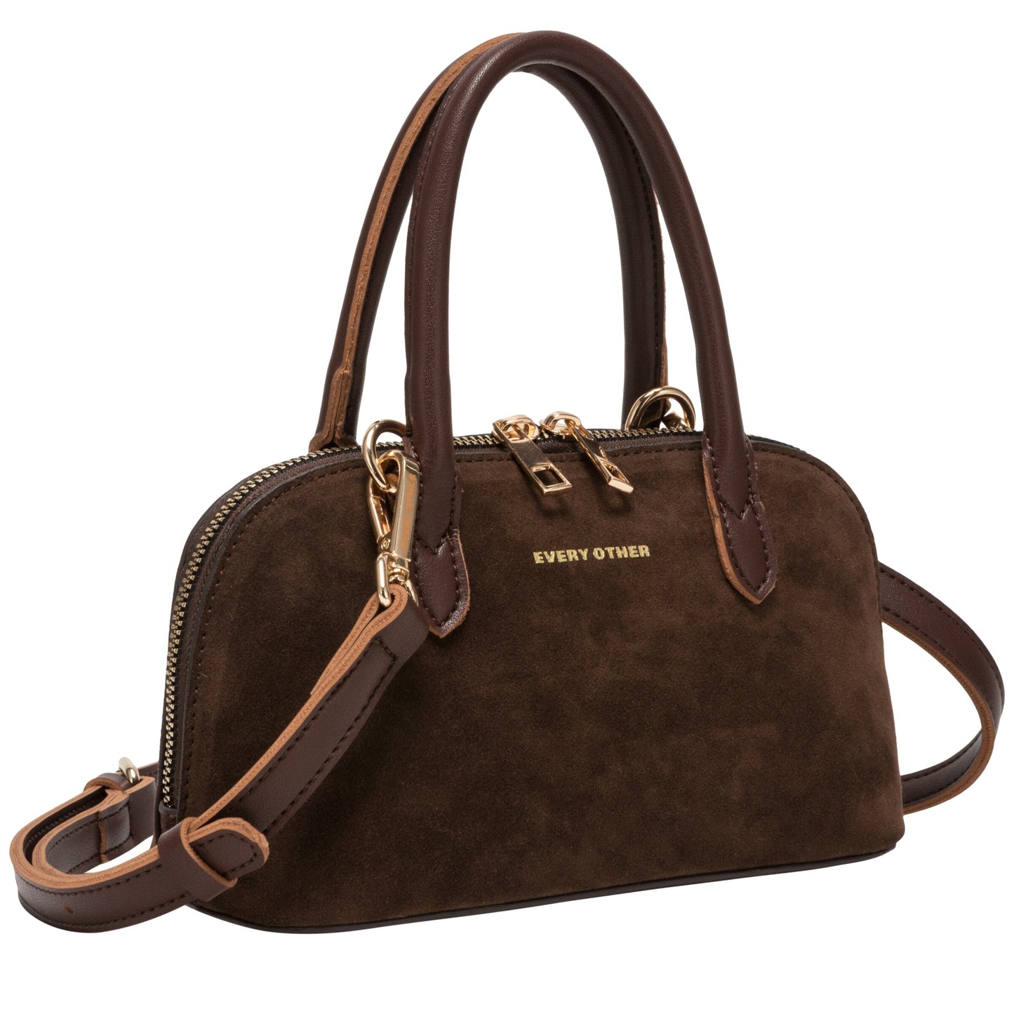 Suedette Mini Bowling Bag