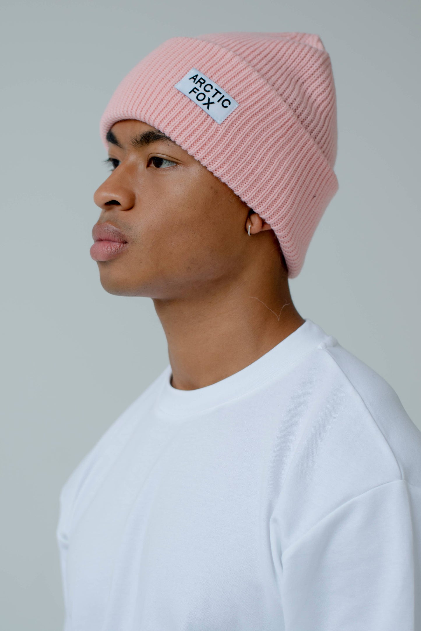 Recycled Bottle Beanie - Pastel Pink - AW24