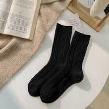 Load image into Gallery viewer, Knitted Cashmere Crew Cozy Socks
