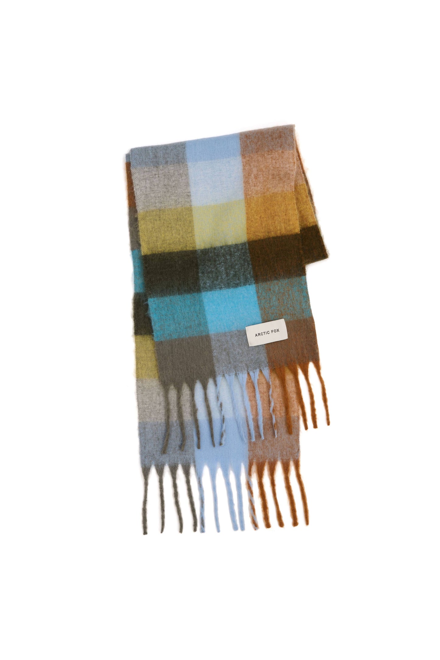 The Reykjavik Scarf - 100% Recycled - Blue/Orange