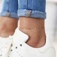 Load image into Gallery viewer, Stainless Steel Starry Anklet in Gold
