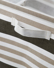Load image into Gallery viewer, Brown Stripe Storage basket Small
