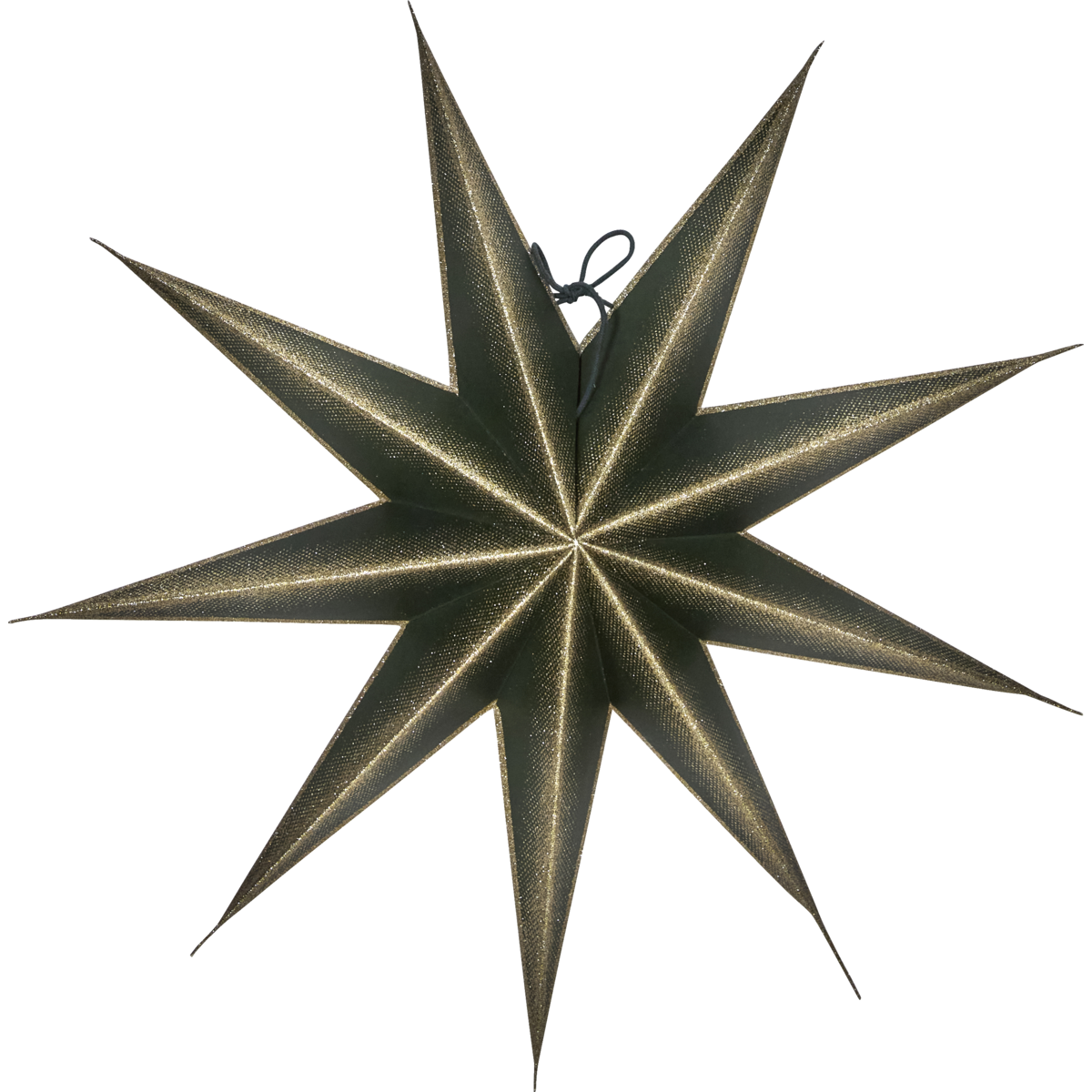 9 Point Green & Champagne Star - Large