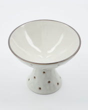 Load image into Gallery viewer, Starry White Bowl on Stand
