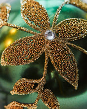 Load image into Gallery viewer, Green Beaded Ornament
