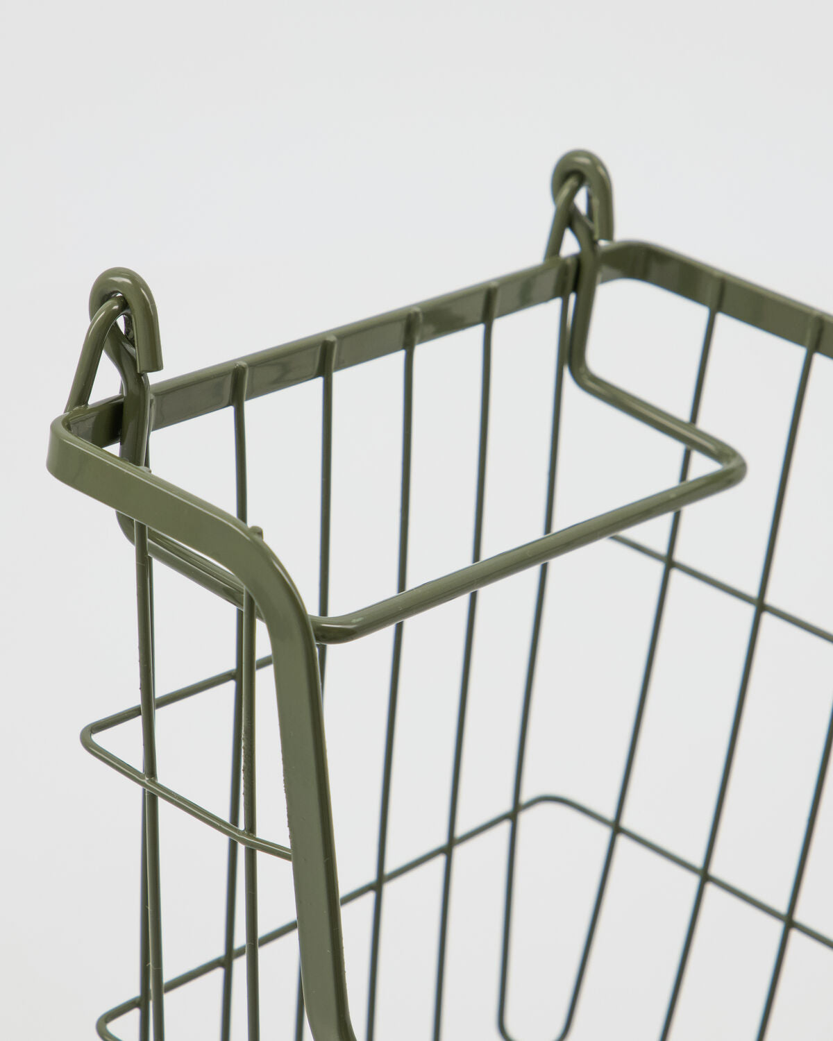 Army Green Wire Stacking Basket