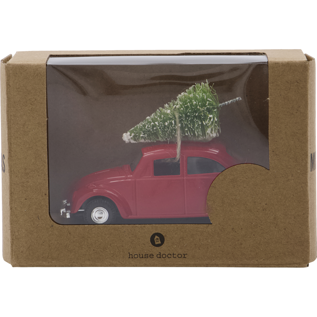 Decoration, Mini Xmas car, Red