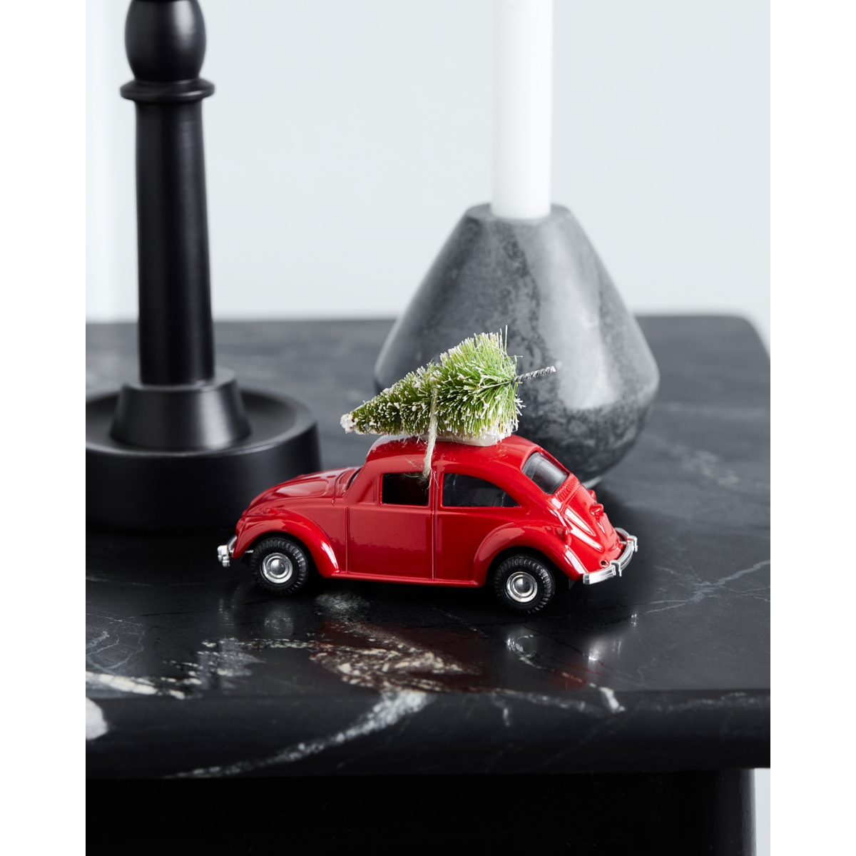 Decoration, Mini Xmas car, Red