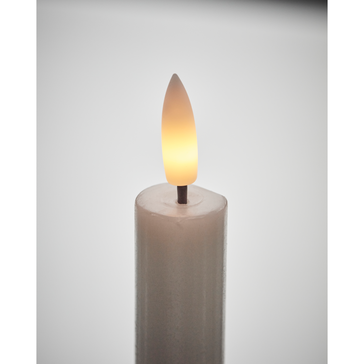 White LED Dinner Candles Short