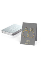Load image into Gallery viewer, Gold Oxford Earrings

