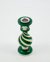 Load image into Gallery viewer, Green Sats Candle Holder
