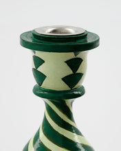 Load image into Gallery viewer, Green Sats Candle Holder
