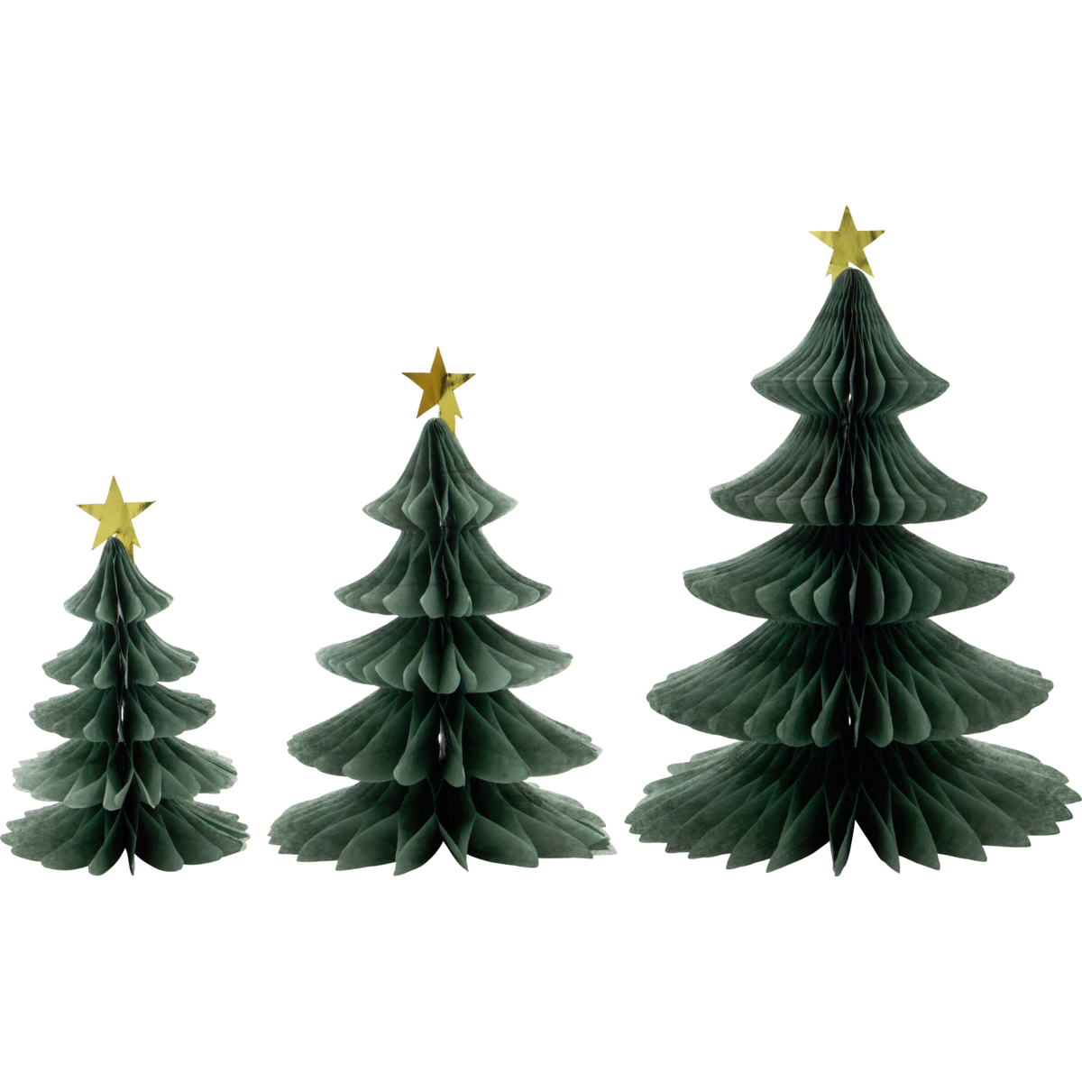 Christmas ornaments, Green Tree - Set of 3 (Copy)