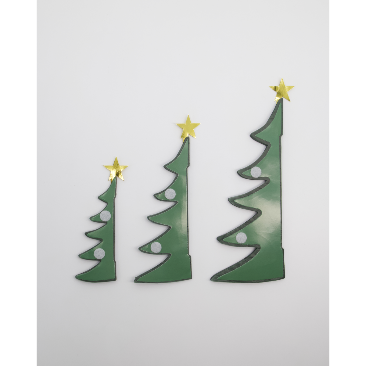 Christmas ornaments, Green Tree - Set of 3 (Copy)