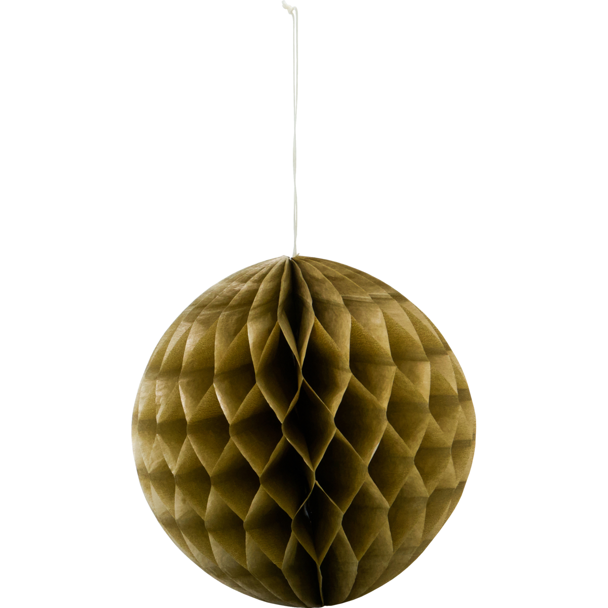 Christmas ornaments, Golden - Set of 3