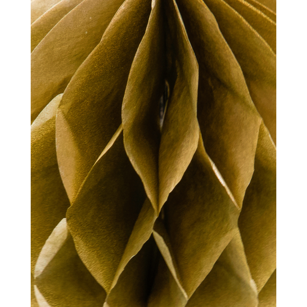 Christmas ornaments, Golden - Set of 3