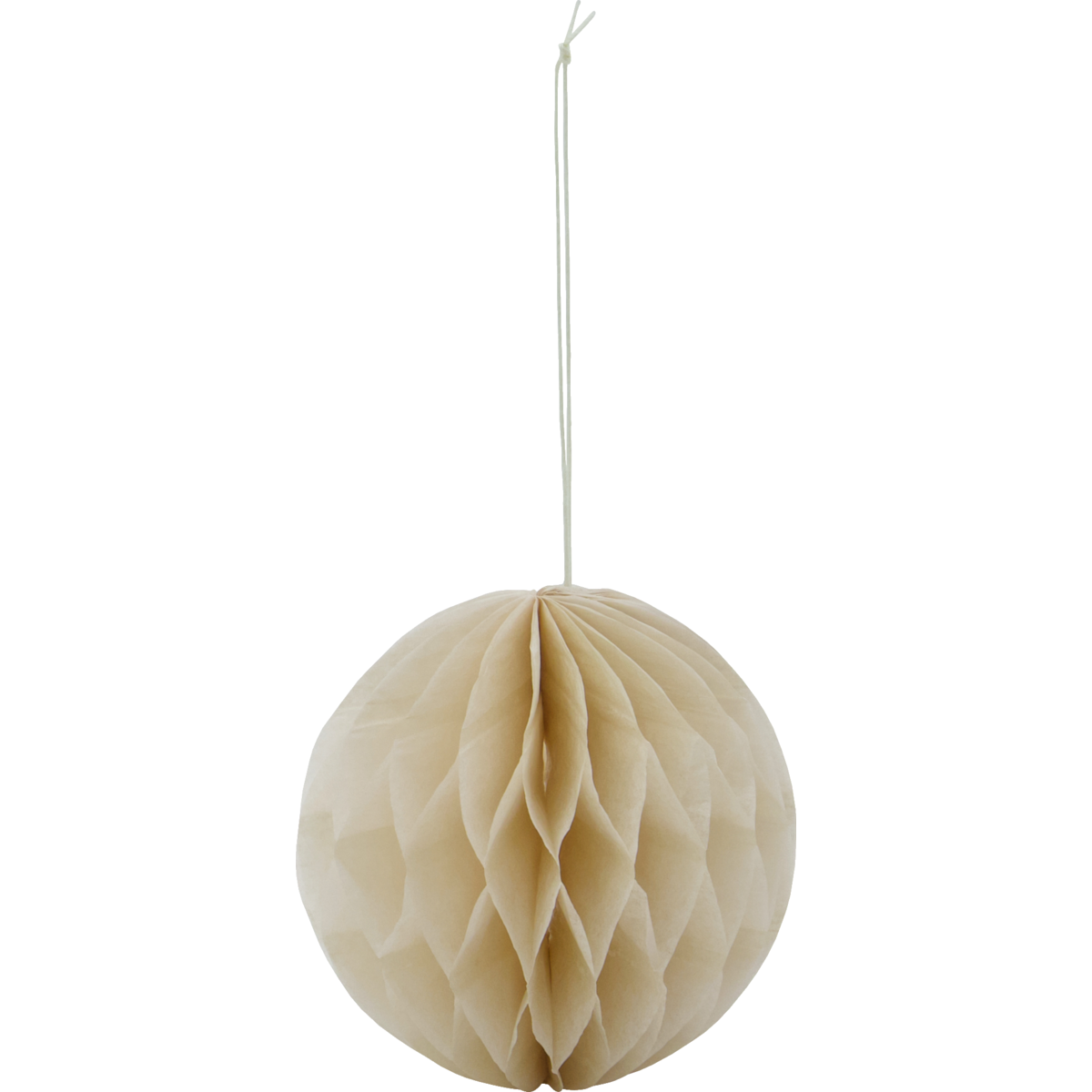 Christmas ornaments, Ivory - Set of 3