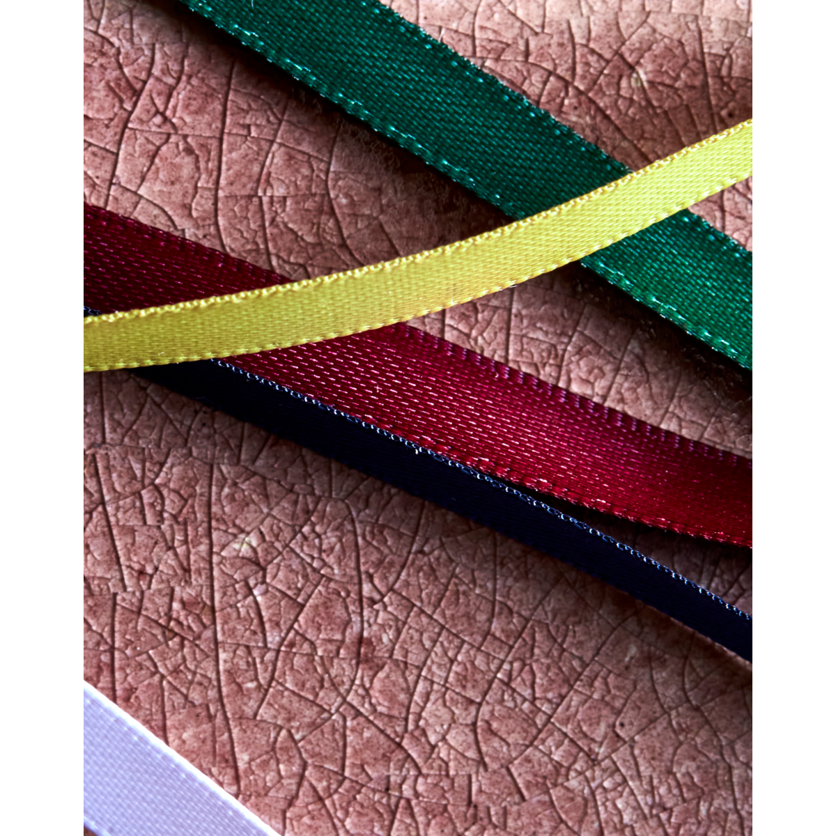 Ribbon: Gold, Purple, Green, Blue, Red