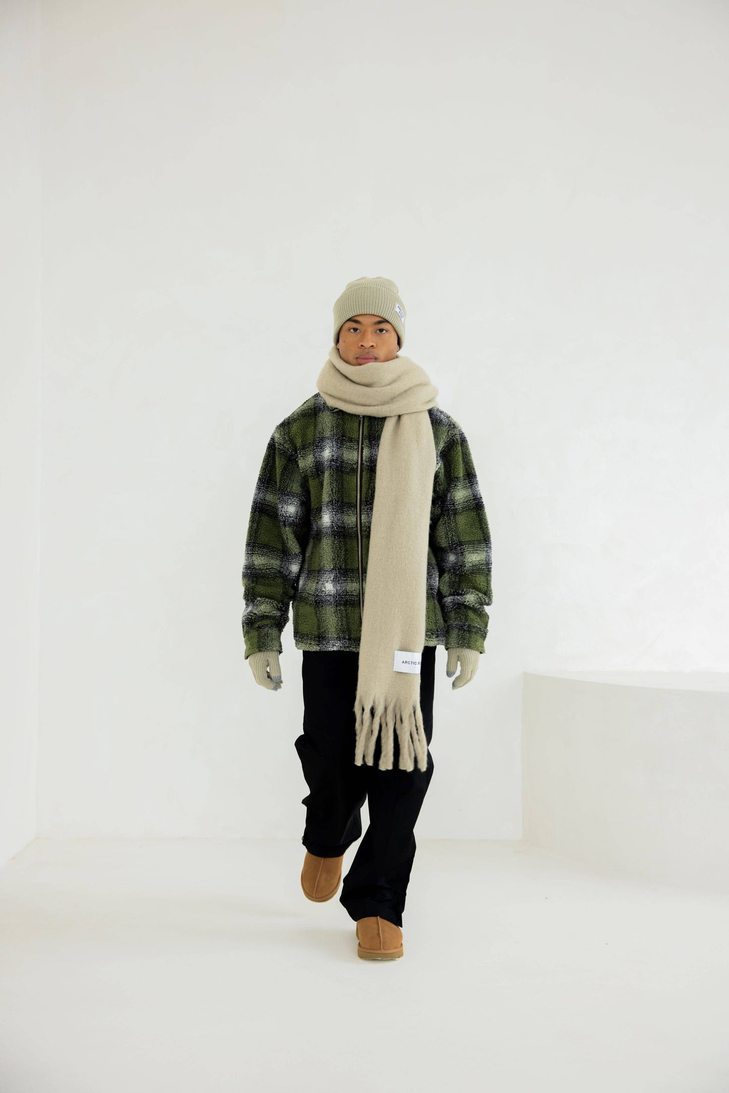 The Reykjavik Scarf - 100% Recycled - Arctic Grey - AW24
