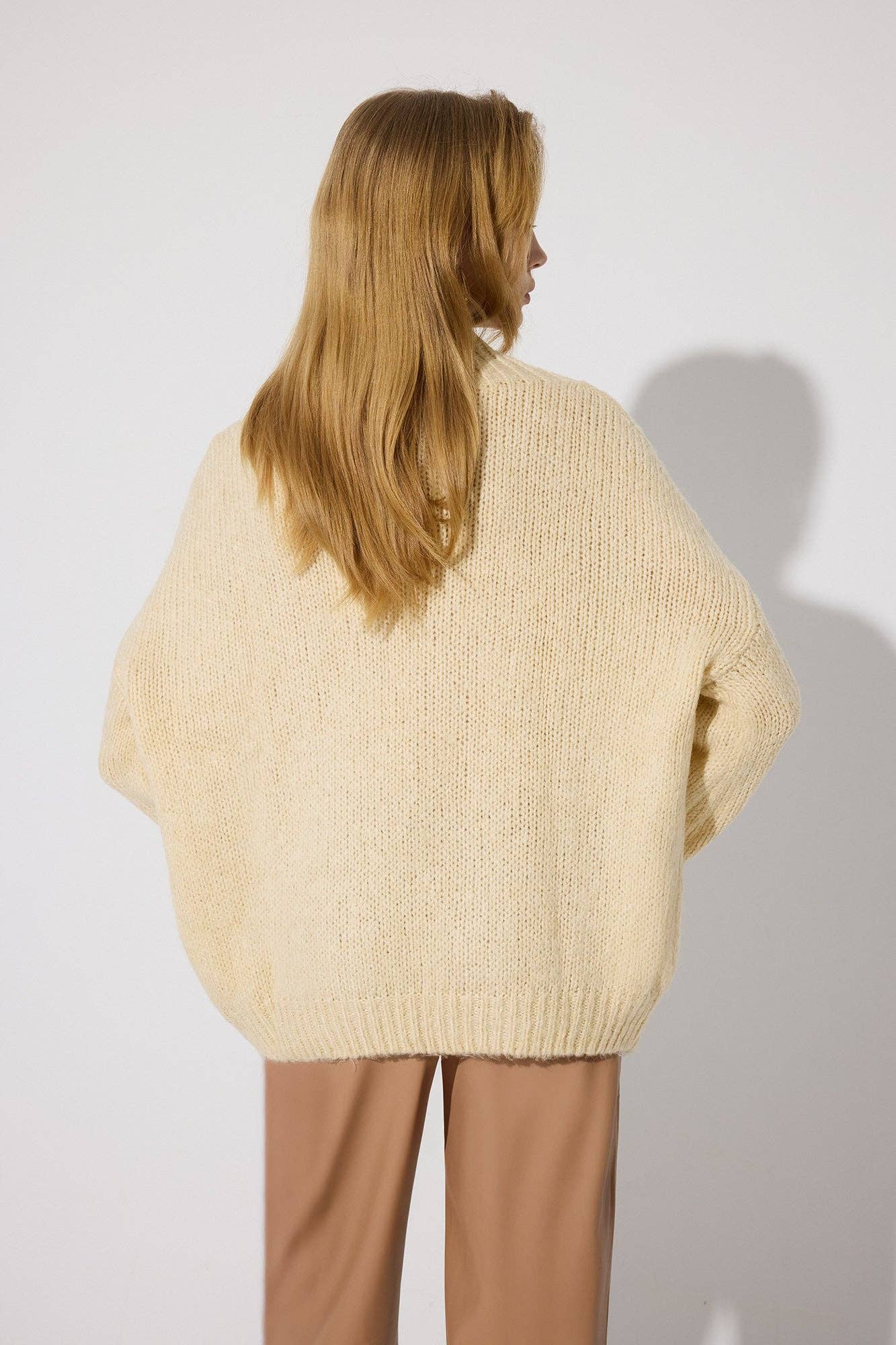 High Collar Balloon Sweater