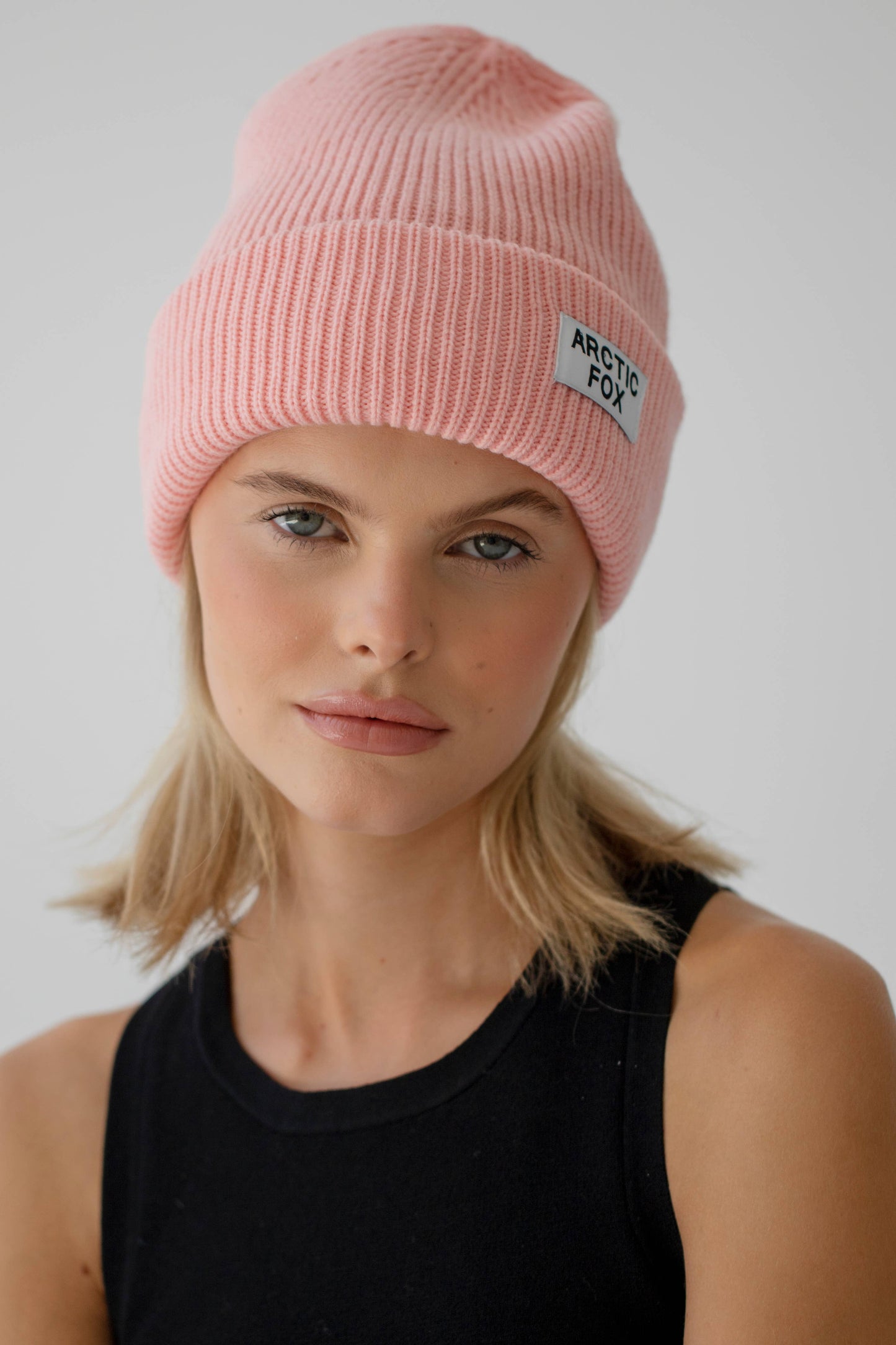 Recycled Bottle Beanie - Pastel Pink - AW24