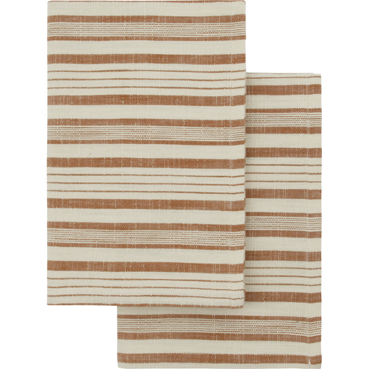 Set of 2 Terracotta Tea Towels