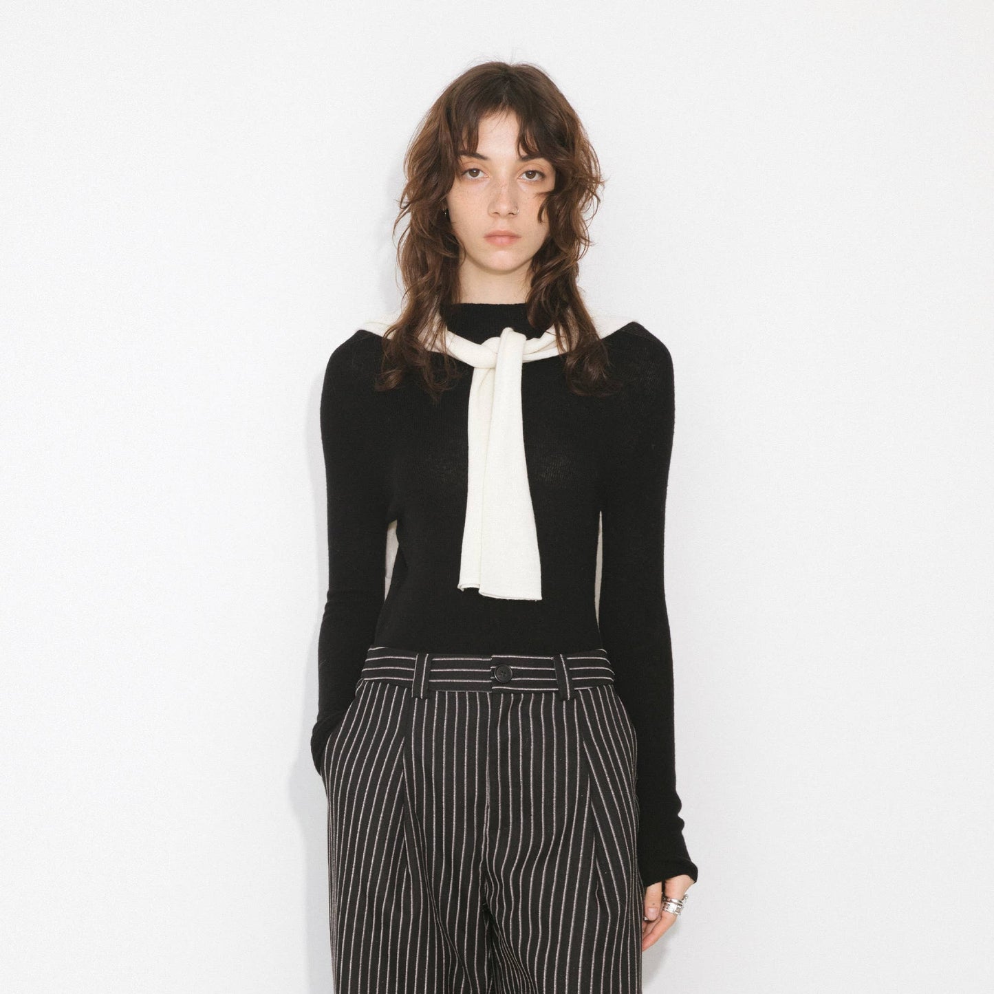 Merino Wool Turtleneck Knitwear Jumper