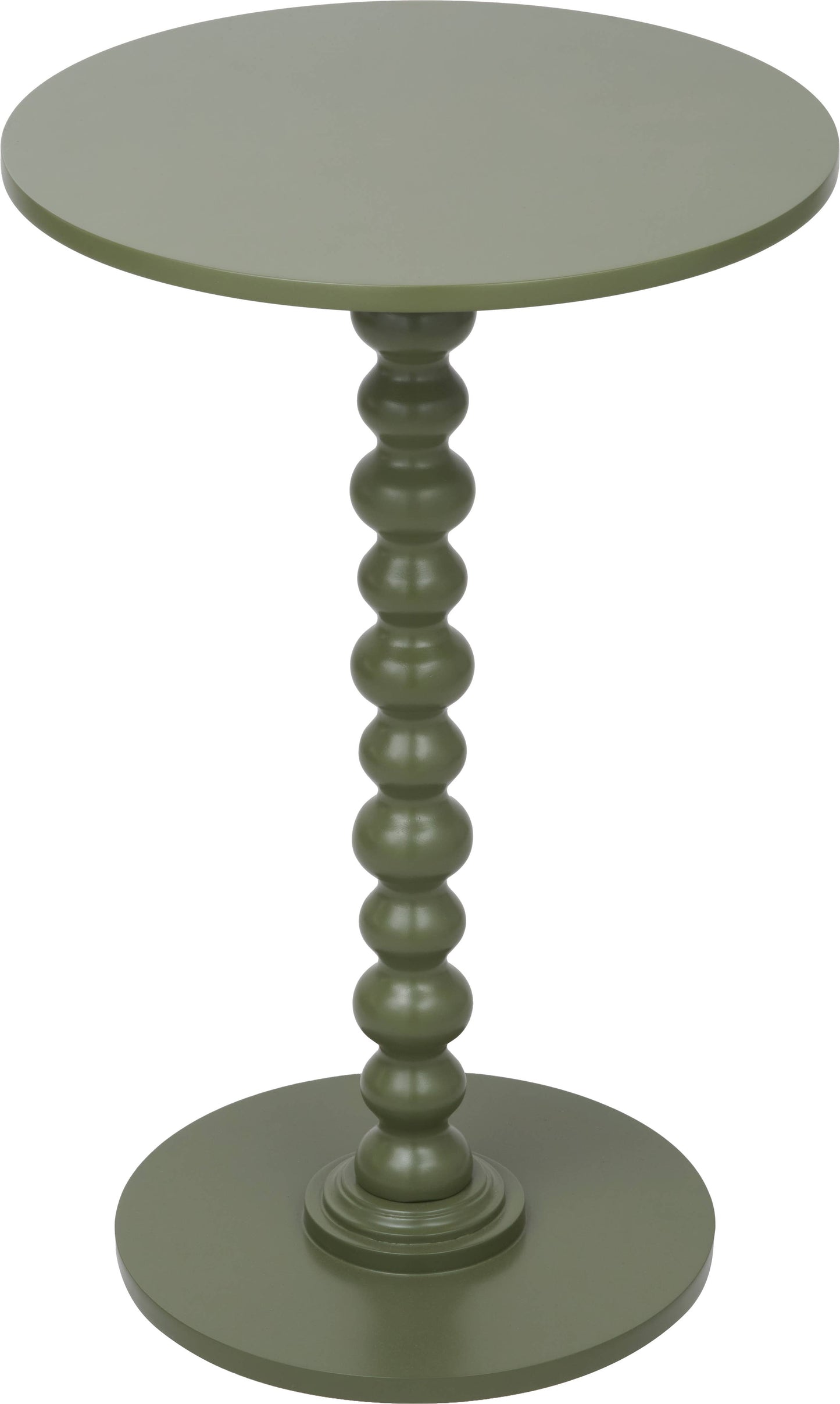 Olive Wood Bobble Side Table