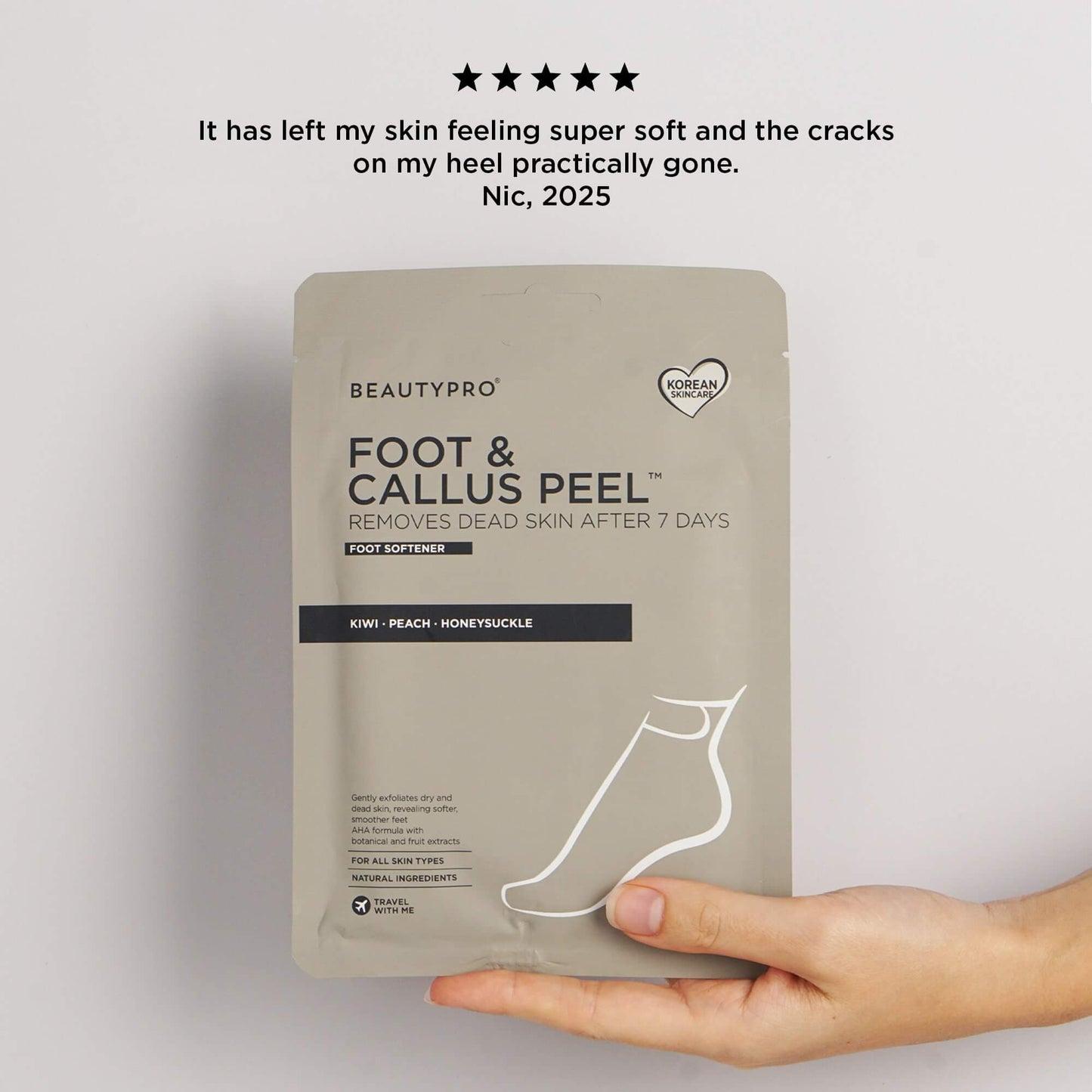 FOOT & CALLUS PEEL with over 16 Botanical & Fruit extracts