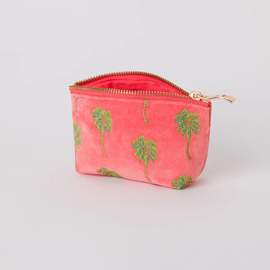 Summer Palm Coin Purse