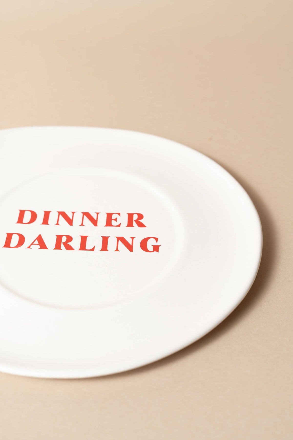 Dinner Darling Plate