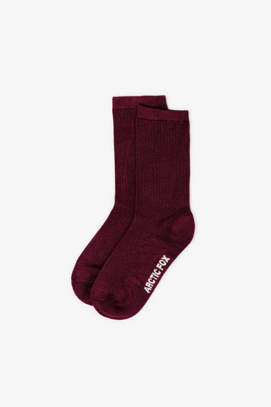 The Everyday Socks - 100% Bamboo - Plum