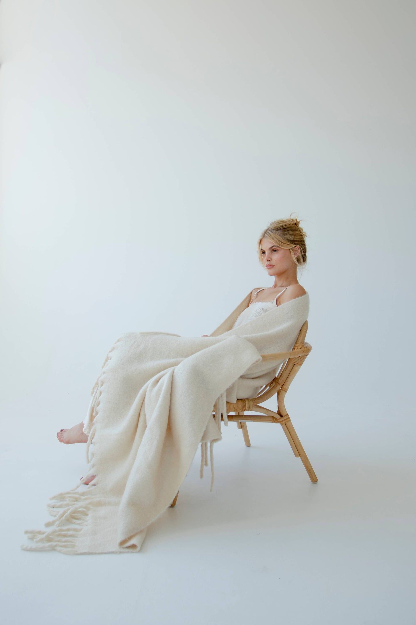 The Reykjavik Throw - 100% Recycled - Pebble Beige - AW25