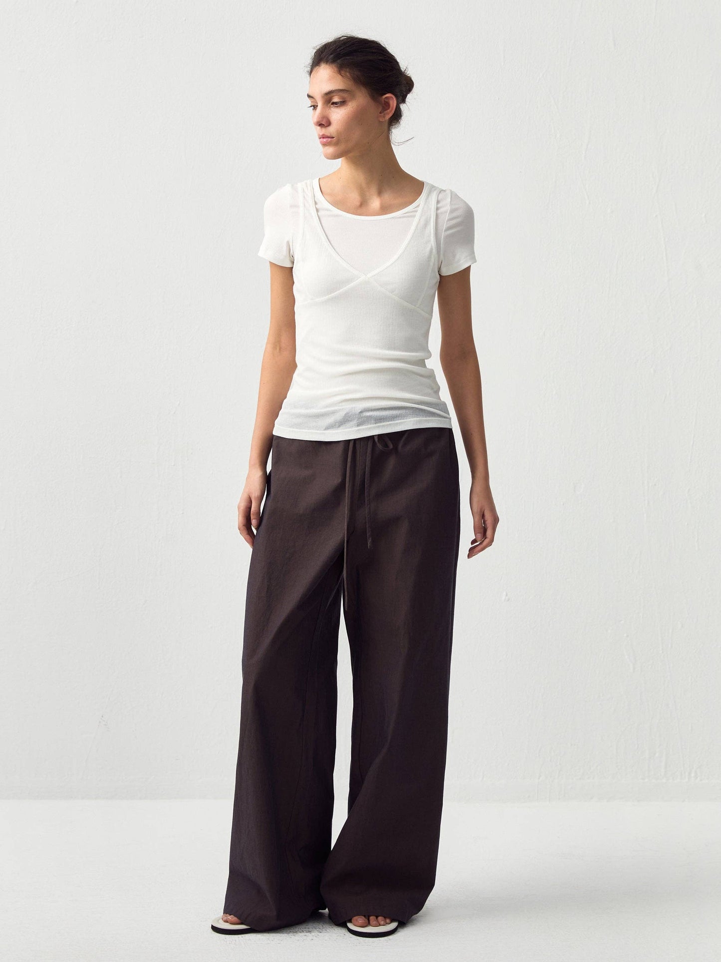 Relaxed Straight-Leg Cotton Trousers
