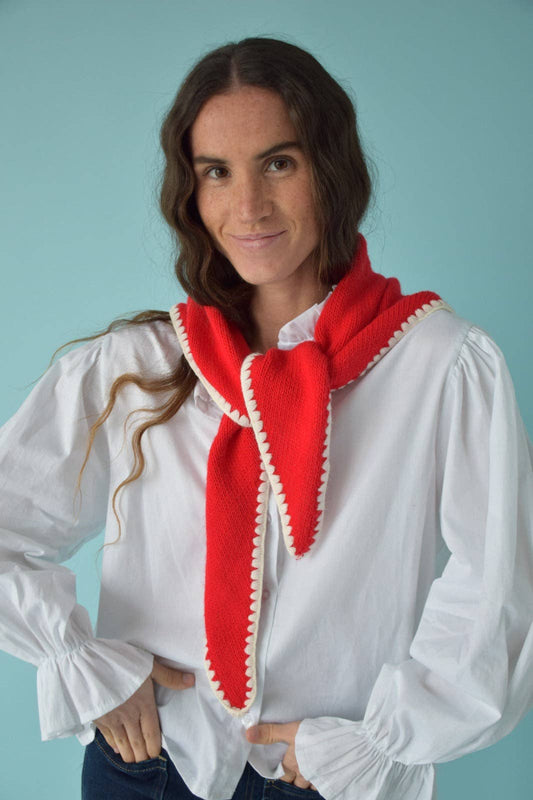 Red and White Polka Dot Bandana