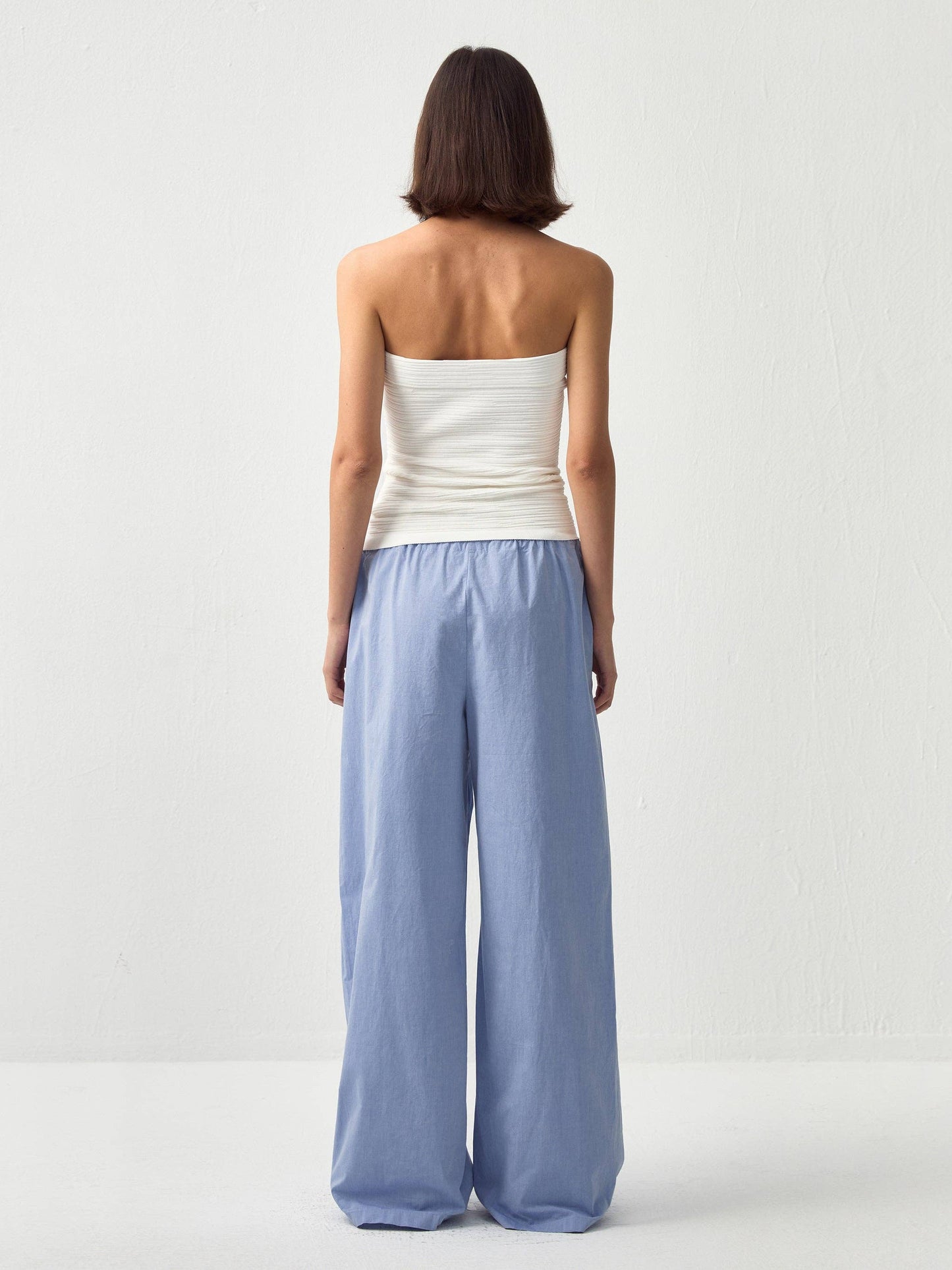 Relaxed Straight-Leg Cotton Trousers
