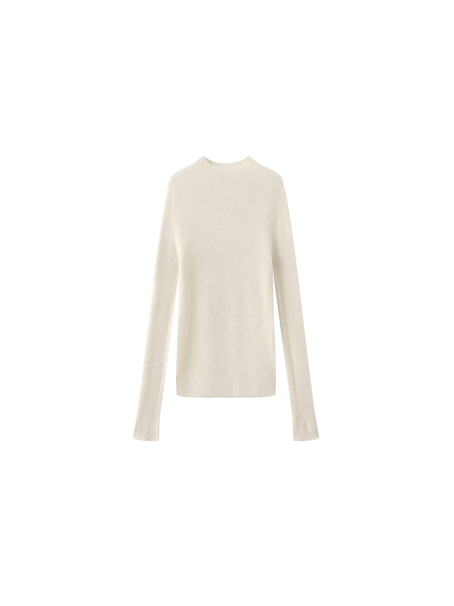 Merino Wool Turtleneck Knitwear Jumper